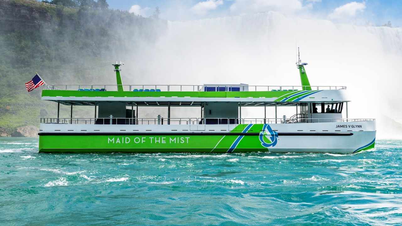由 ABB 提供动力的新型全电动尼亚加拉瀑布旅游渡轮投入使用